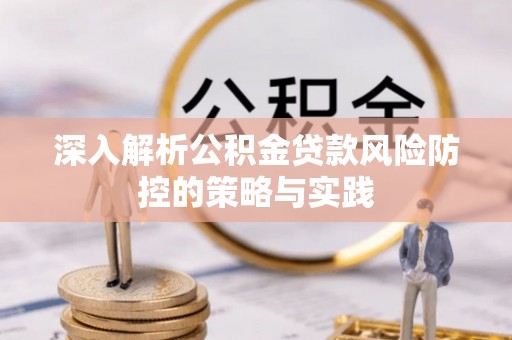 集安深入解析公积金贷款风险防控的策略与实践