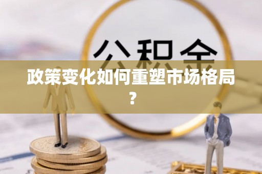集安政策变化如何重塑市场格局？