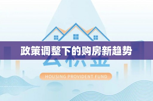 集安政策调整下的购房新趋势