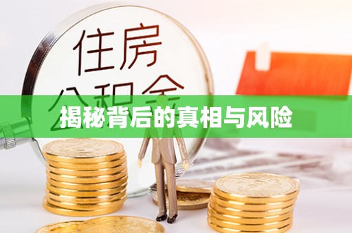集安揭秘背后的真相与风险