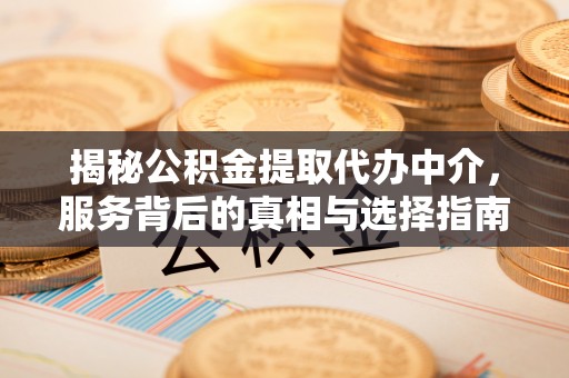 集安揭秘公积金提取代办中介，服务背后的真相与选择指南