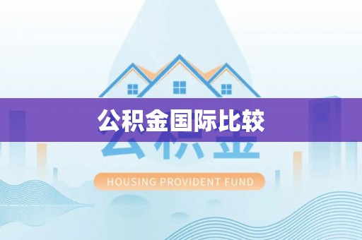 集安公积金国际比较