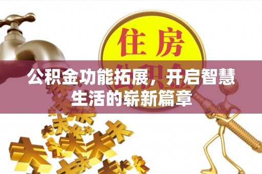 集安公积金功能拓展，开启智慧生活的崭新篇章