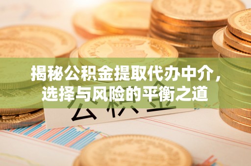 集安揭秘公积金提取代办中介，选择与风险的平衡之道