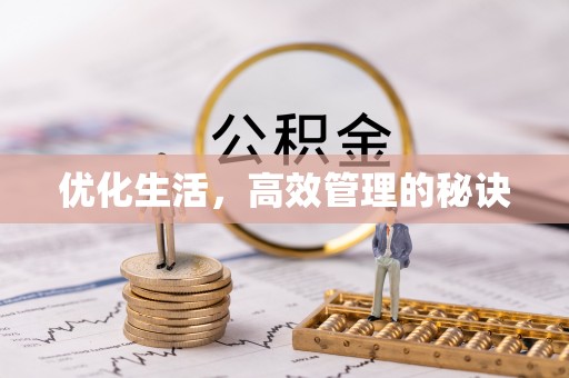 集安优化生活，高效管理的秘诀