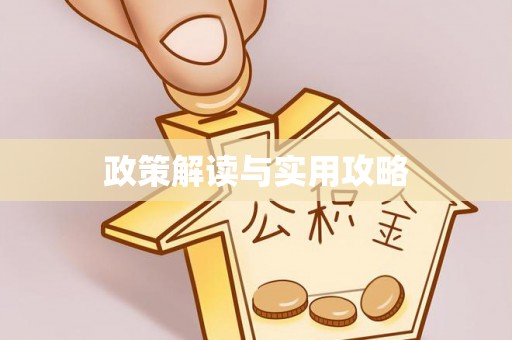 集安政策解读与实用攻略