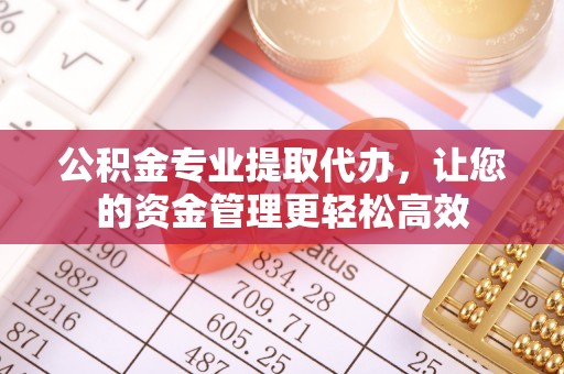 集安公积金专业提取代办，让您的资金管理更轻松高效