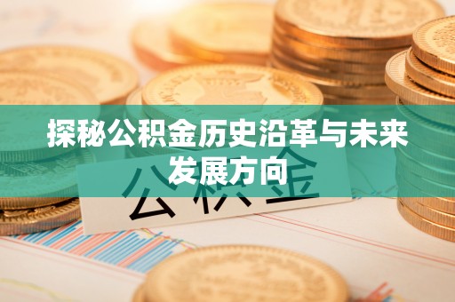 集安探秘公积金历史沿革与未来发展方向