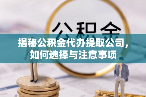 集安揭秘公积金代办提取公司，如何选择与注意事项