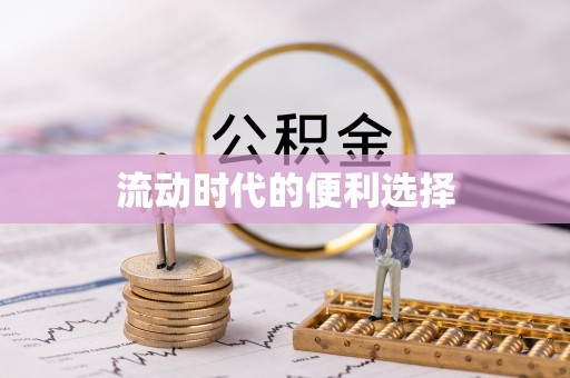 集安流动时代的便利选择